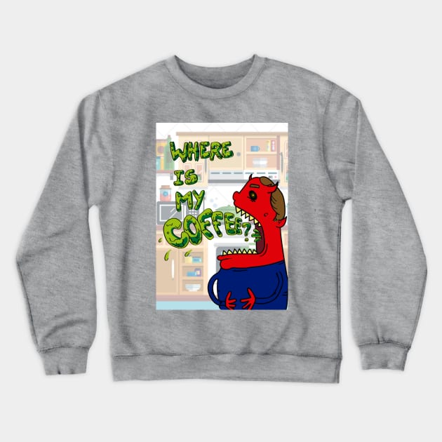 fuck! Crewneck Sweatshirt by Siniestra